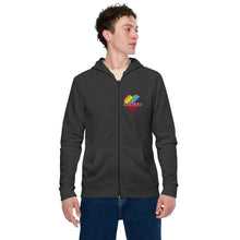 Load image into Gallery viewer, 92103 Love_Men's basic zip hoodie