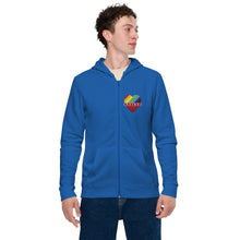 Load image into Gallery viewer, 92103 Love_Men's basic zip hoodie