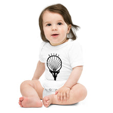 Load image into Gallery viewer, Golden Hill_92102_Black_Baby short sleeve one piece
