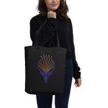 Load image into Gallery viewer, Golden Hill_Blue &amp; Gold_Eco Tote Bag
