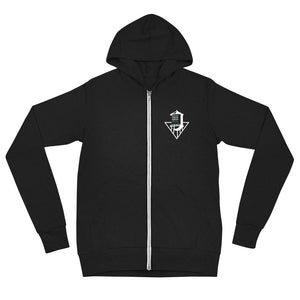 The Watertower Unisex zip hoodie